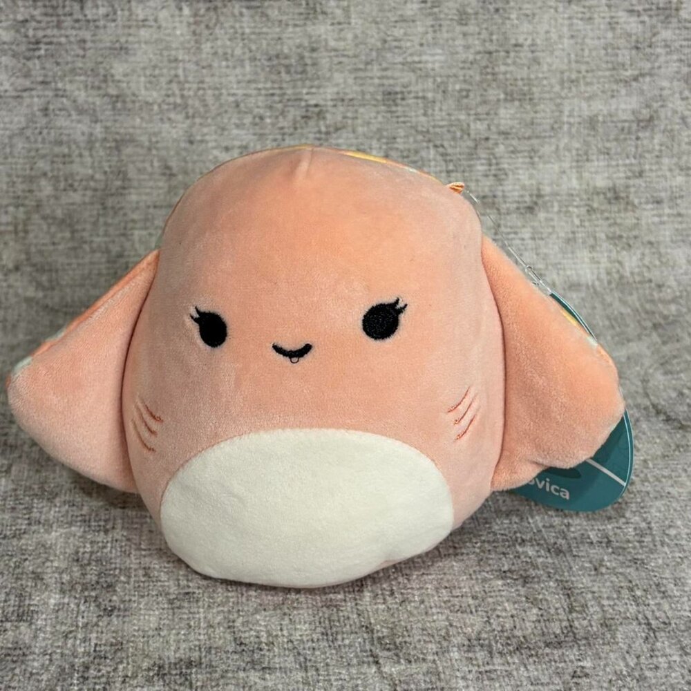 Ludovica Squishmallow 5 Inch Pink White Plush New